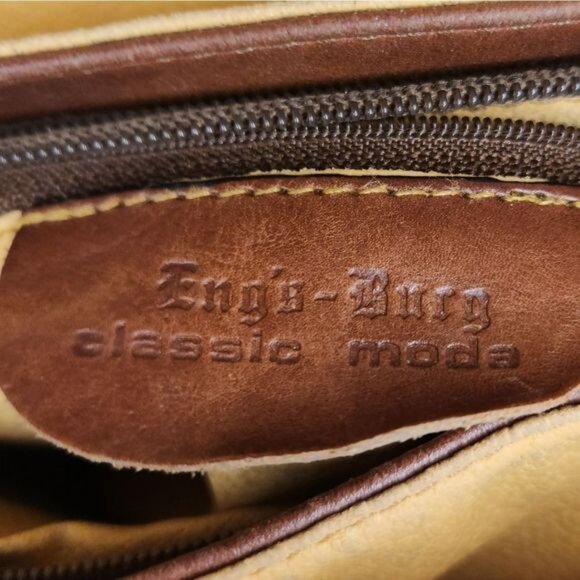 Engs Burg VTG 70s leather shoulder purse - Picture 12 of 15